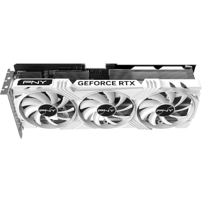 Відеокарта PNY GeForce RTX 4070 Ti Super 16GB Verto OC Triple Fan DLSS 3 White (VCG4070TS16TFWXPB1-O)