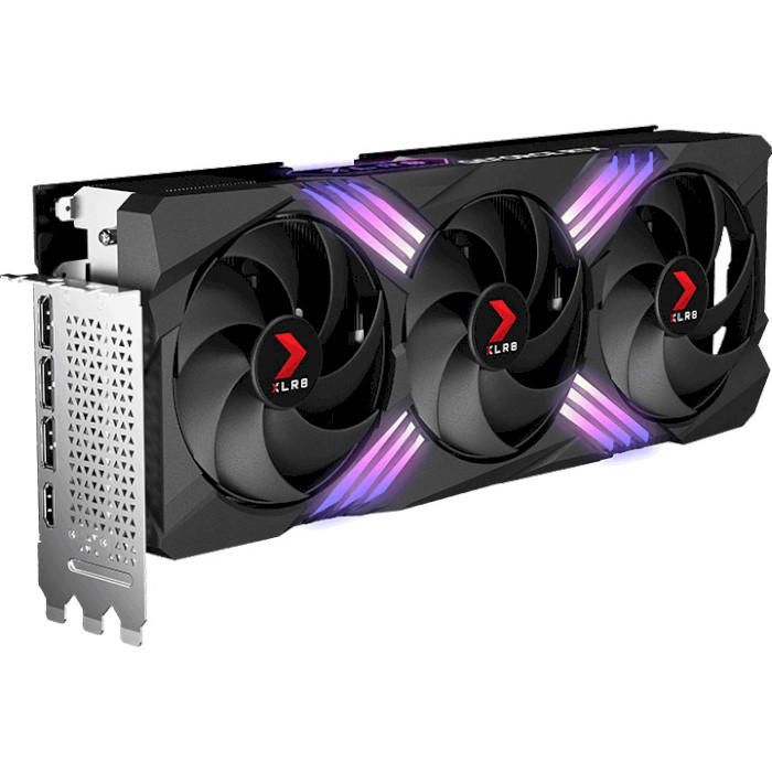 Відеокарта PNY GeForce RTX 4070 Ti Super 16GB XLR8 Gaming Verto Epic-X RGB OC Triple Fan DLSS 3 (VCG4070TS16TFXXPB1-O)