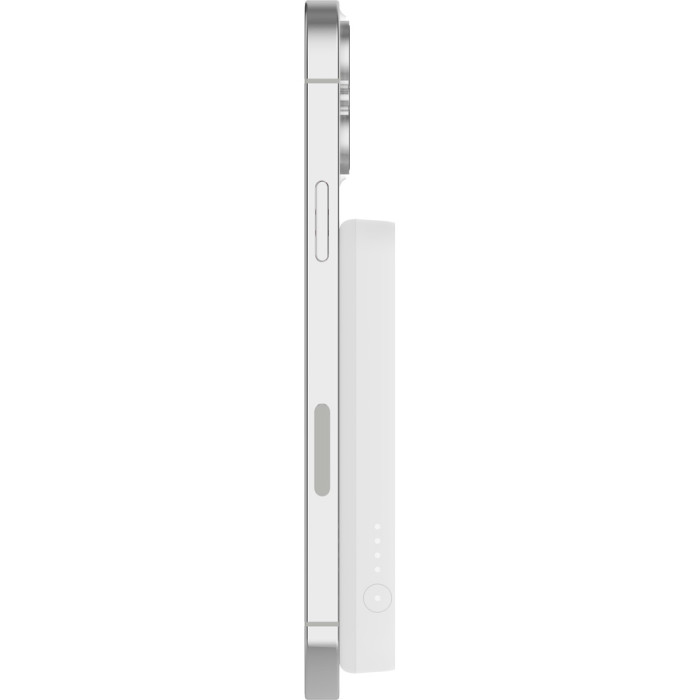 Повербанк MagSafe BELKIN BoostCharge Magnetic Wireless Power Bank 5K + Stand 5000mAh White (BPD004BTWT)