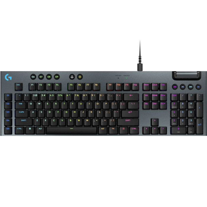 Клавіатура LOGITECH G915 X Lightspeed Wired Gaming Keyboard Tactile Black (920-012942)