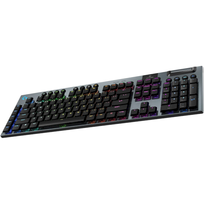 Клавіатура бездротова LOGITECH G915 X Lightspeed Wireless Gaming Keyboard Clicky Black (920-012709)