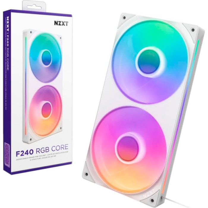 Вентилятор NZXT F240 RGB Core White (RF-U24HF-W1)