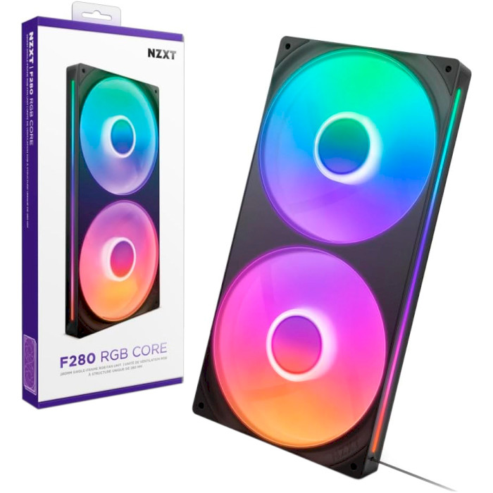 Вентилятор NZXT F280 RGB Core Black (RF-U28HF-B1)