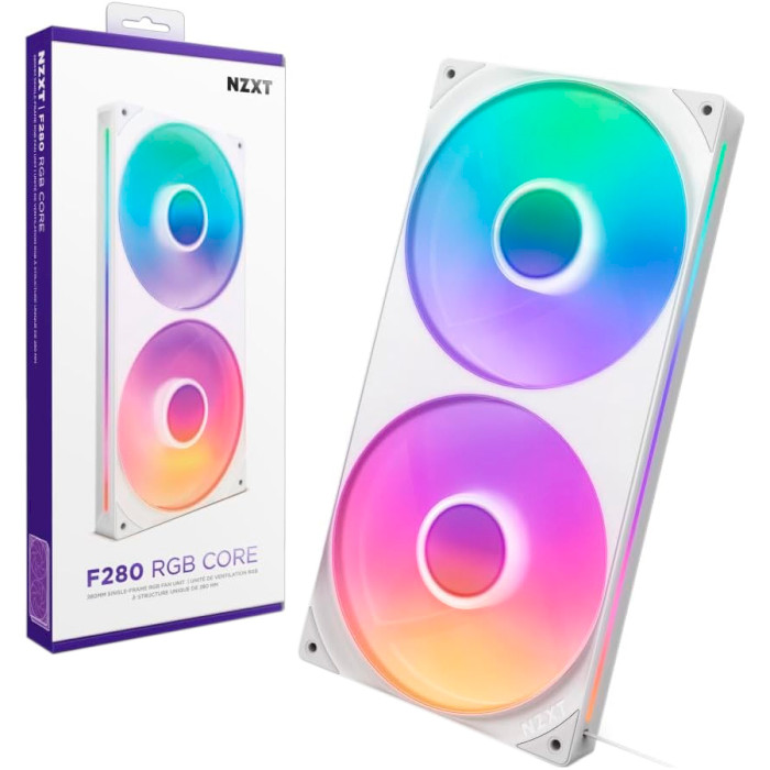 Вентилятор NZXT F280 RGB Core White (RF-U28HF-W1)