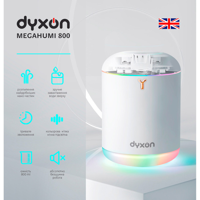 Увлажнитель воздуха DYXON MEGAHUMI 800 White