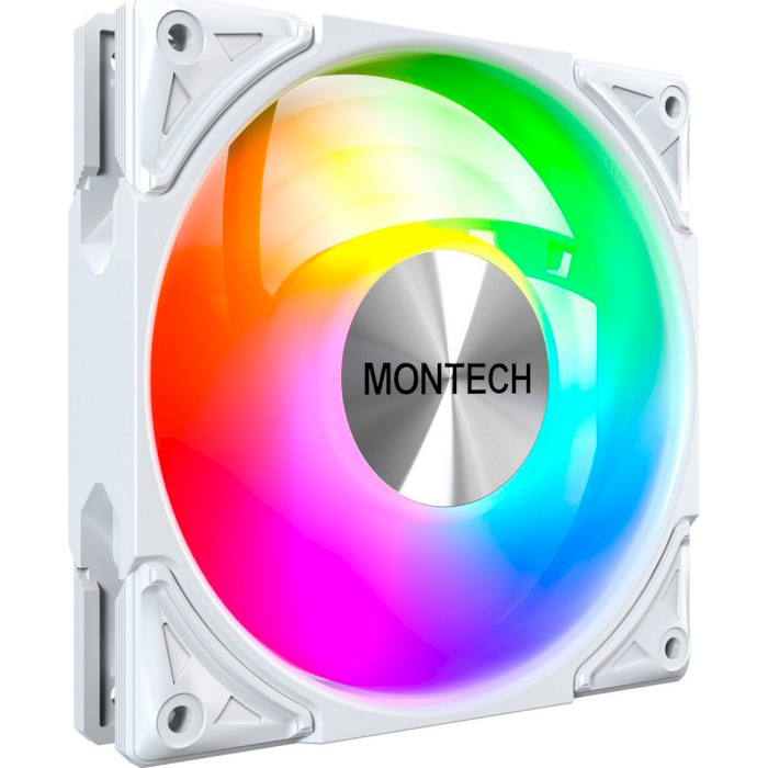 Вентилятор MONTECH Metal Pro 12 ARGB PWM White