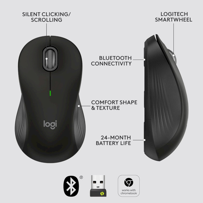 Миша LOGITECH Signature M550 Graphite (910-006781)