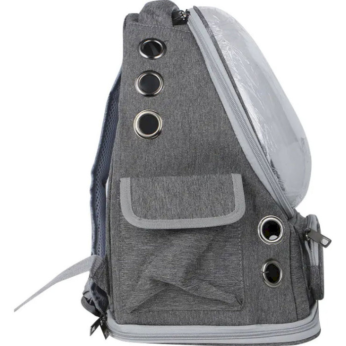 Рюкзак-переноска MOORPET Portable Double Shoulder Cat Gray