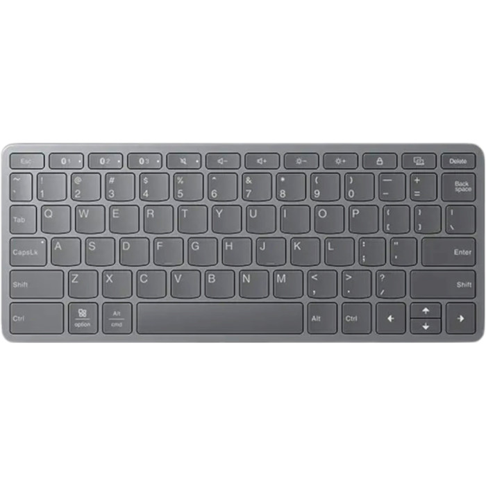 Клавіатура бездротова LENOVO Multi-Device Wireless UA Gray (ZG38C05806)