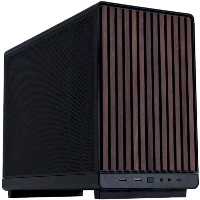 Корпус LIAN LI A3-mATX Wood Edition Black (G99.A3X-WD.00)