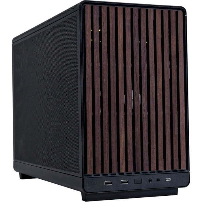 Корпус LIAN LI A3-mATX Wood Edition Black (G99.A3X-WD.00)