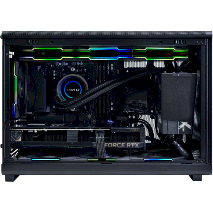 Корпус LIAN LI A3-mATX Wood Edition Black (G99.A3X-WD.00)