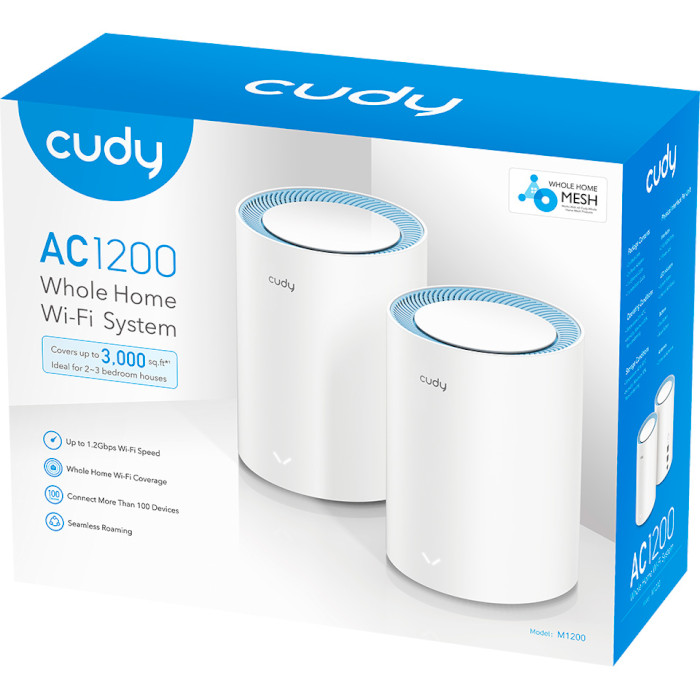 Wi-Fi Mesh система CUDY M1200 2-pack