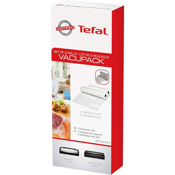 Плёнка для вакууматора TEFAL Vacupack 2рул (XA256010)