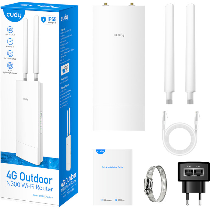 4G Wi-Fi роутер CUDY LT400 Outdoor