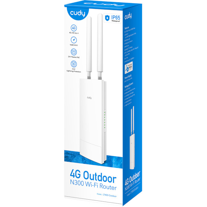 4G Wi-Fi роутер CUDY LT400 Outdoor