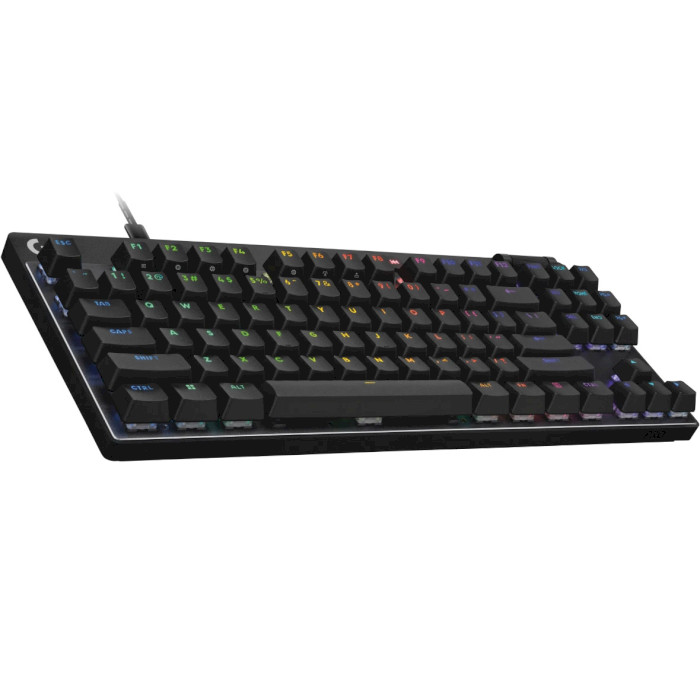 Клавіатура LOGITECH G Pro X TKL Rapid Wired Gaming Keyboard Black (920-013233)