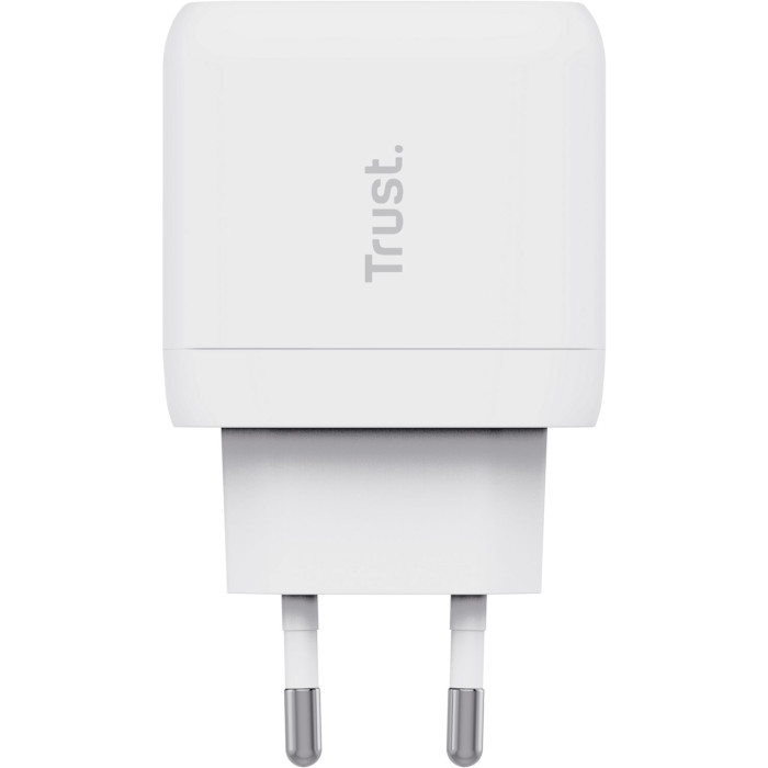 Зарядний пристрій TRUST Maxo 45W 1xUSB-C Charger White w/Type-C to Type-C cable (25138)