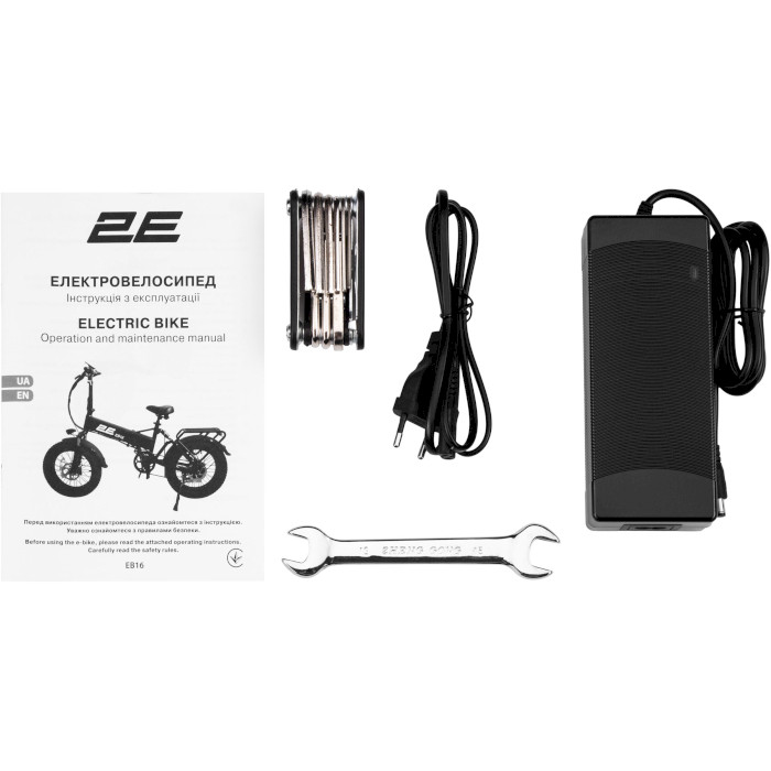 Електровелосипед 2E EB16 20" Black