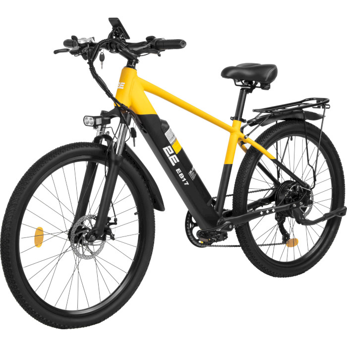 Електровелосипед 2E EB17 26" Yellow/Black (500W)