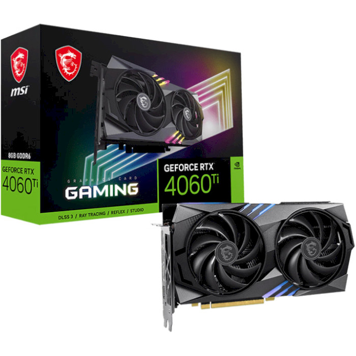 Відеокарта MSI GeForce RTX 4060 Ti Gaming 8G