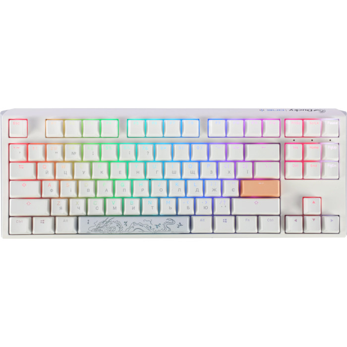 Клавіатура DUCKY One 3 TKL Cherry MX Speed Silver RGB UA White (DKON2187ST-PUAPXPWWWSC1)