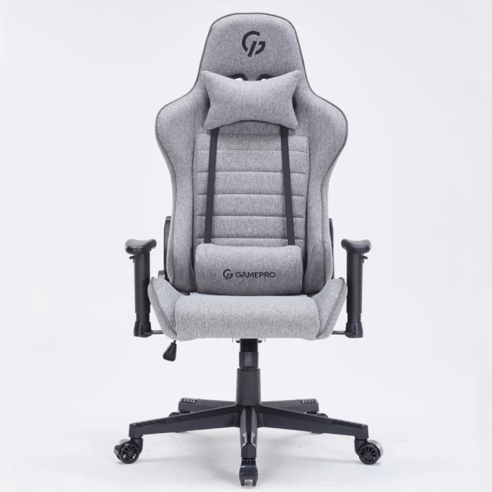 Крісло геймерське GAMEPRO GC575 Fabric Gray (GC575FG)