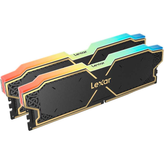 Модуль пам'яті LEXAR Thor RGB DDR5 DDR5 6000MHz 32GB Kit 2x16GB (LD5U16G60C38BG-RGD)