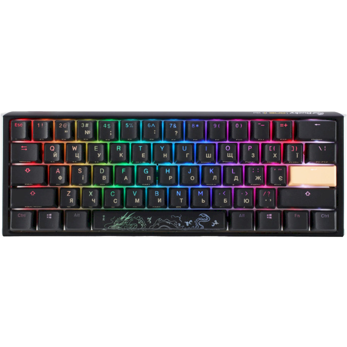 Клавиатура DUCKY One 3 Mini Cherry MX Brown RGB UA Black (DKON2161ST-BUAPXCLAWSC1)