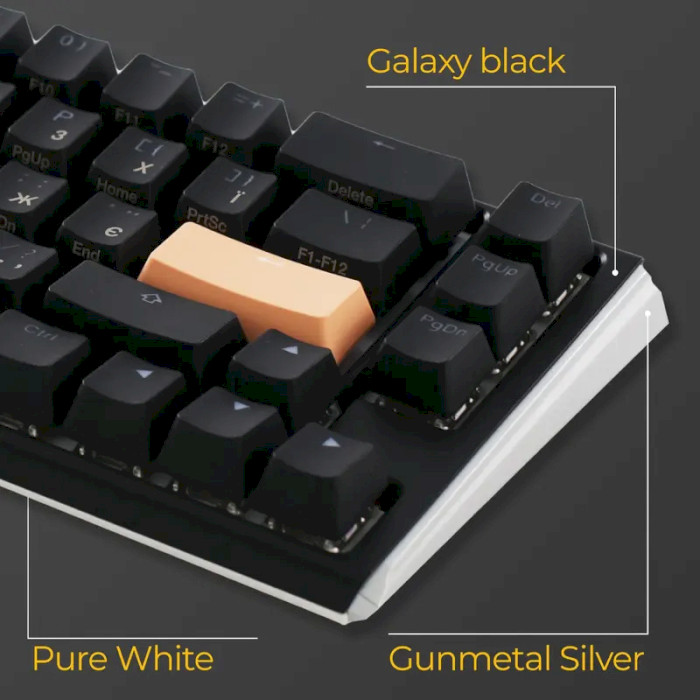 Клавиатура DUCKY One 3 Mini Cherry MX Brown Switch RGB UA Black (DKON2161ST-BUAPXCLAWSC1)