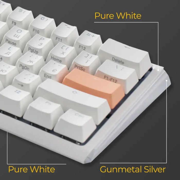 Клавиатура DUCKY One 3 Mini Cherry MX Brown RGB UA White (DKON2161ST-BUAPXPWWWSC1)