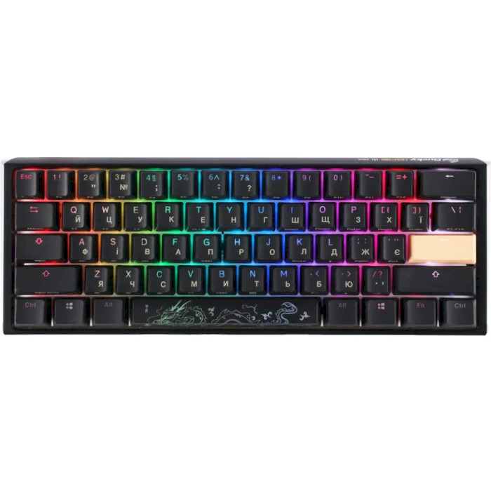 Клавиатура DUCKY One 3 Mini Cherry MX Red RGB UA Black (DKON2161ST-RUAPXCLAWSC1)