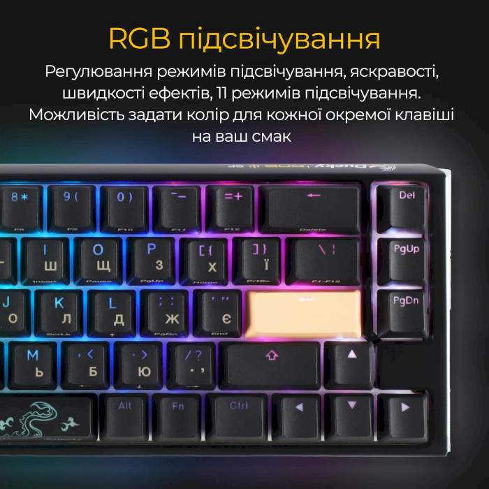 Клавиатура DUCKY One 3 SF Cherry MX Brown RGB UA Black (DKON2167ST-BUAPXCLAWSC1)