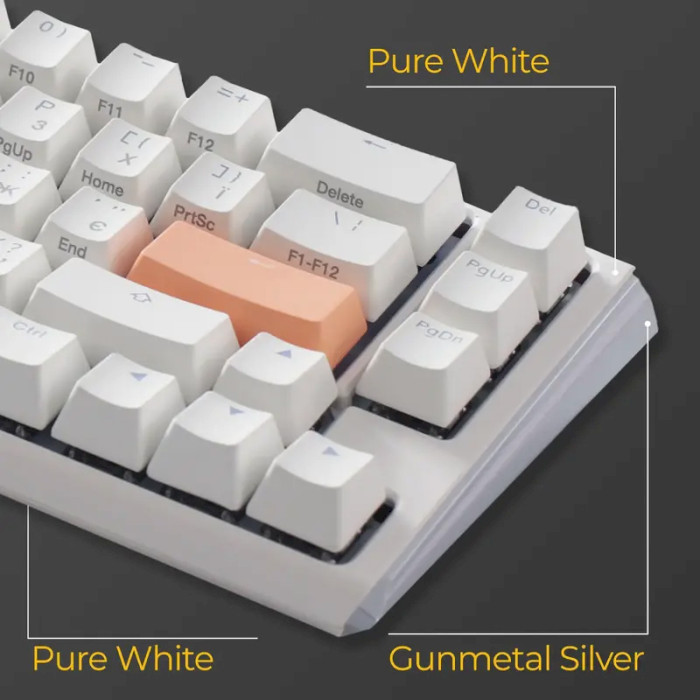 Клавиатура DUCKY One 3 SF Cherry MX Red RGB UA White (DKON2167ST-RUAPXPWWWSC1)