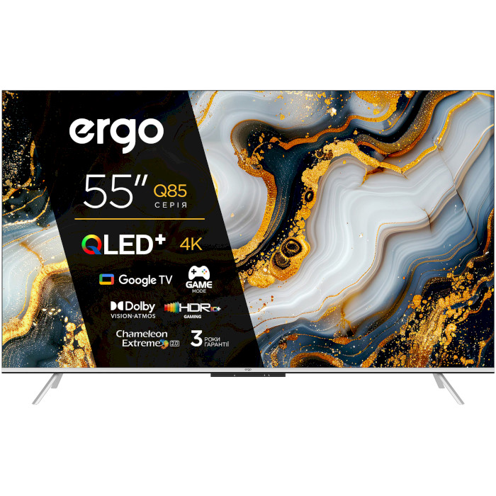 Телевізор ERGO 55" QLED 4K 55JUQ85