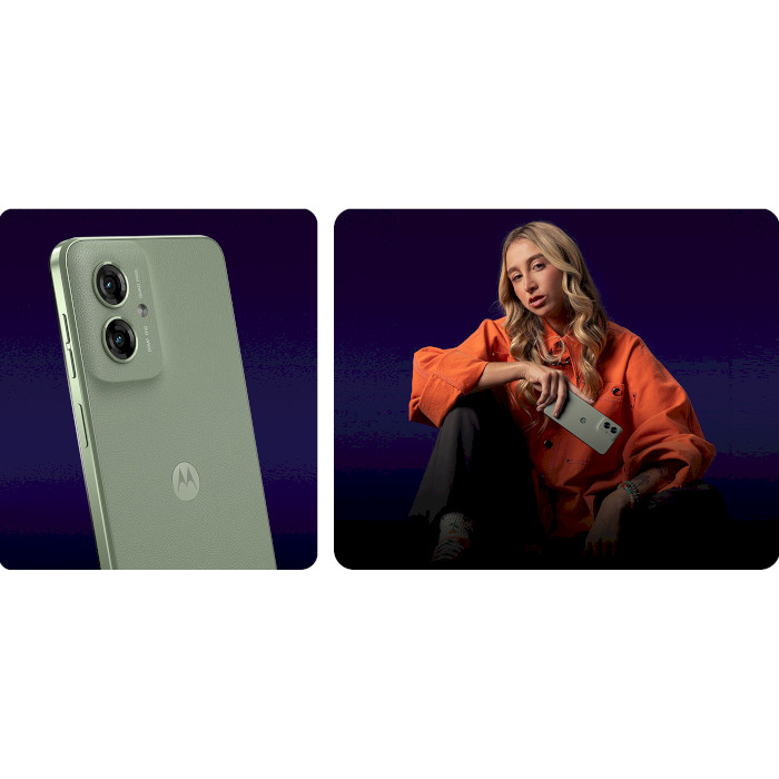 Смартфон MOTOROLA Moto G55 8/256GB Smoky Green (PB5U0010RS)