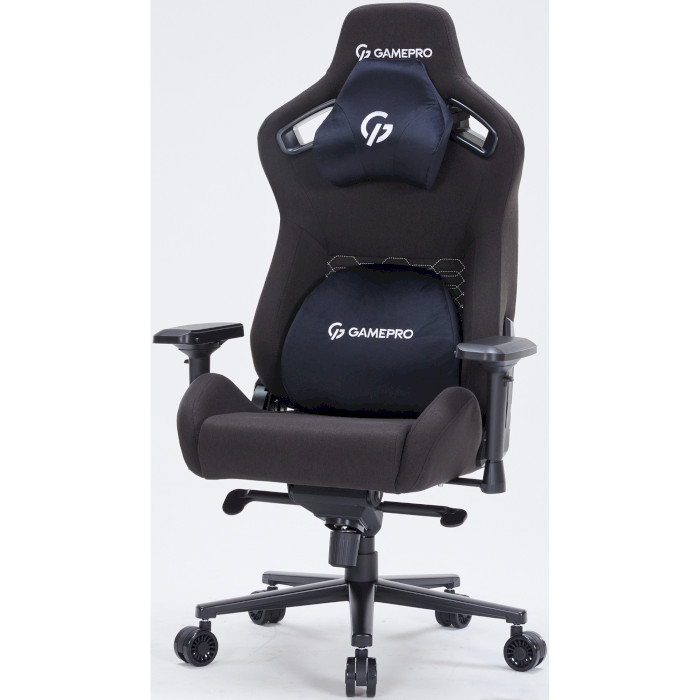 Крісло геймерське GAMEPRO GC900 Fabric Black (GC900B)