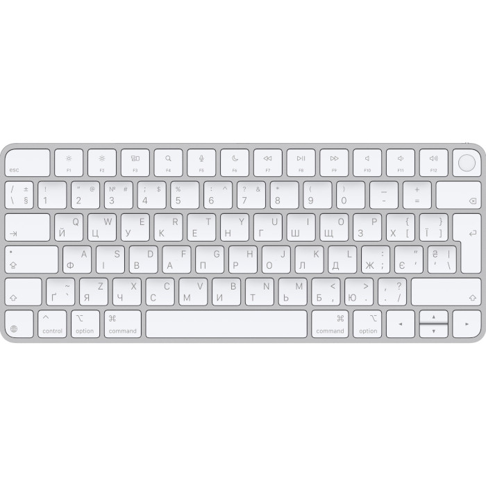 Клавиатура беспроводная APPLE A3118 Magic Keyboard with Touch ID for Mac models with Apple silicon UA (MXCK3UA/A)