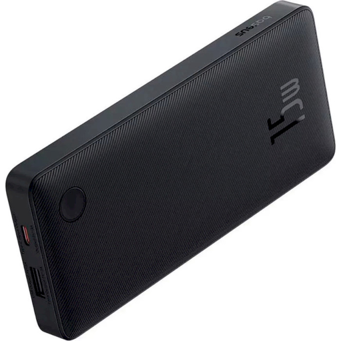 Повербанк BASEUS Airpow Lite 15W Bidirectional Fast-Charging Power Bank 10000mAh Black (P10067500123-00)