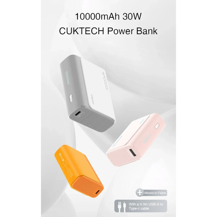 Повербанк XIAOMI CUKTECH PB100 10000mAh Orange