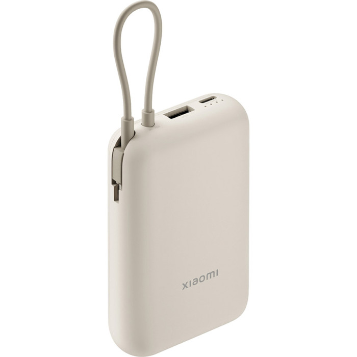 Повербанк XIAOMI Power Bank with Integrated Type-C Cable 22.5W 10000mAh Tan (BHR9072GL)