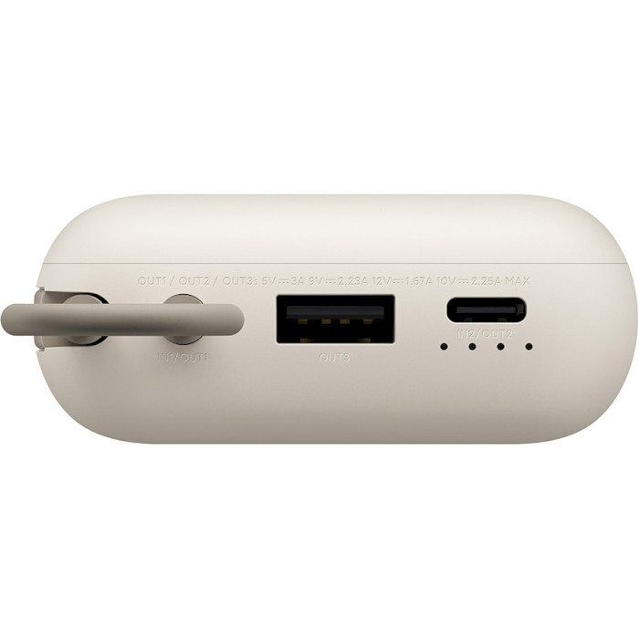 Повербанк XIAOMI Power Bank with Integrated Type-C Cable 22.5W 10000mAh Tan (BHR9072GL)