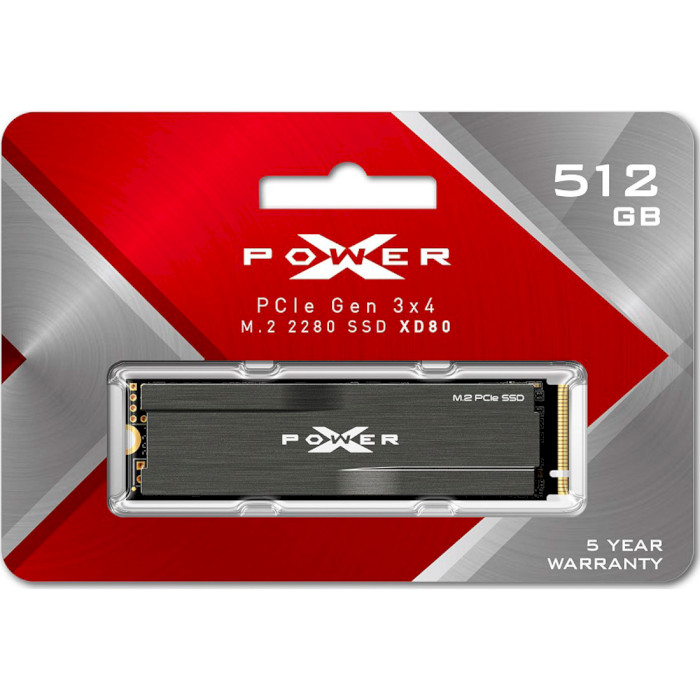 SSD диск SILICON POWER XD80 512GB M.2 NVMe (SP512GBP34XD8005)