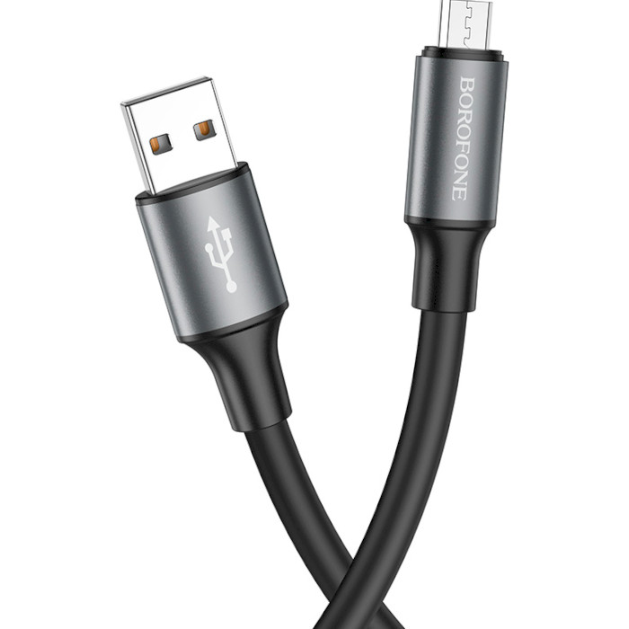 Кабель BOROFONE BX82 Extra Durable USB to Micro-USB 1м Black