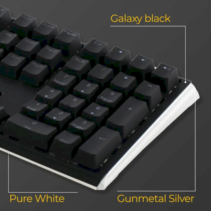 Клавіатура DUCKY One 3 Cherry MX Blue RGB UA Black (DKON2108ST-CUAPXCLAWSC1)