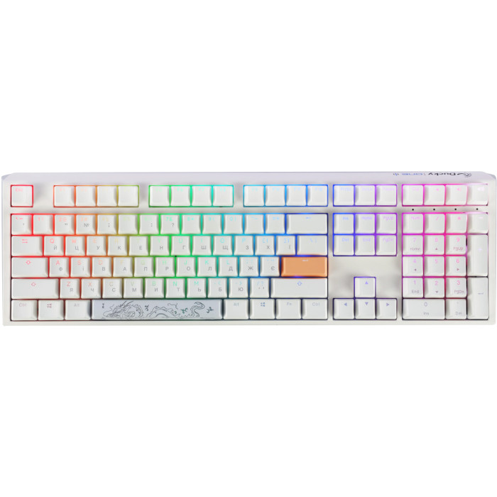 Клавиатура DUCKY One 3 Cherry MX Blue RGB UA White (DKON2108ST-CUAPXPWWWSC1)