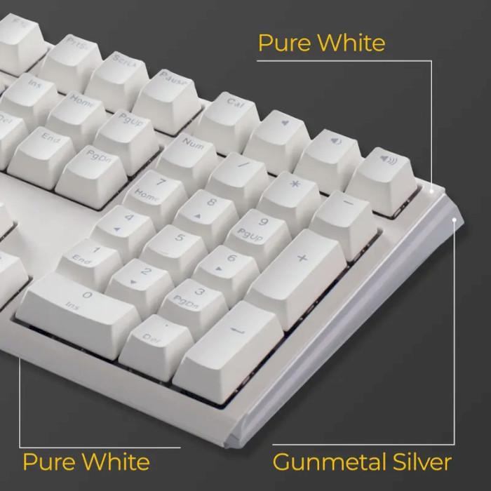 Клавиатура DUCKY One 3 Cherry MX Blue RGB UA White (DKON2108ST-CUAPXPWWWSC1)