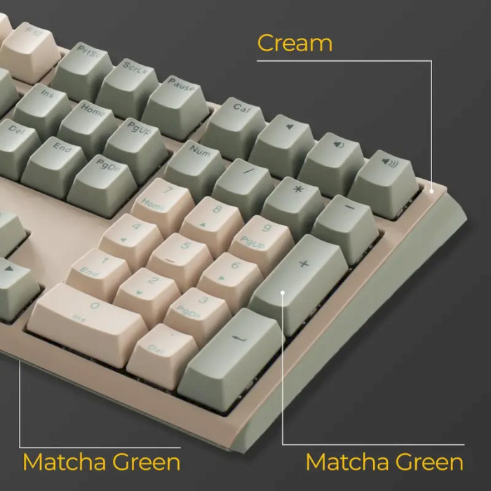 Клавиатура DUCKY One 3 Cherry MX Brown Switch UA Matcha Cream (DKON2108-BUAPXMAEGGC1)