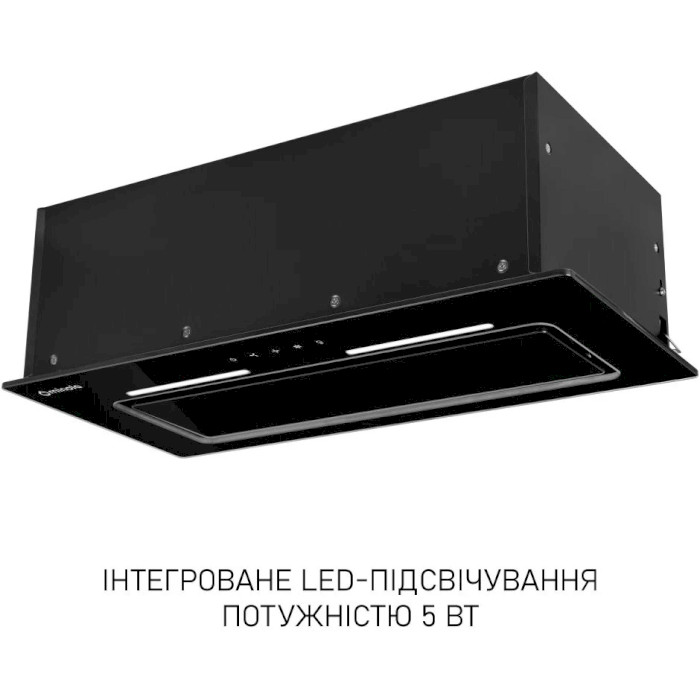 Вытяжка MINOLA HBI 6473 BL GLASS 800 LED LINE