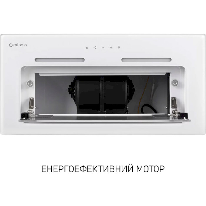 Вытяжка MINOLA HBI 6473 WH GLASS 800 LED Line